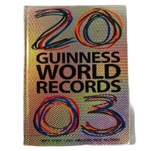 2003 Guinness records hardcover amazing book READ